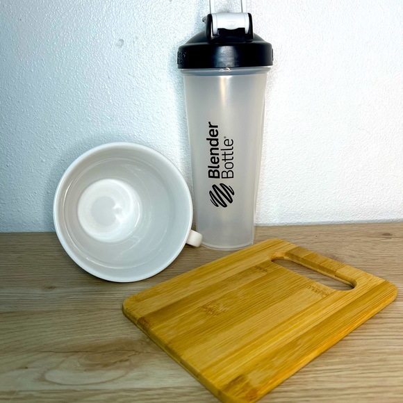 New Godiva Coffee Cup, Blender Bottle and New Mini Cutting Board - Picture 2 of 2